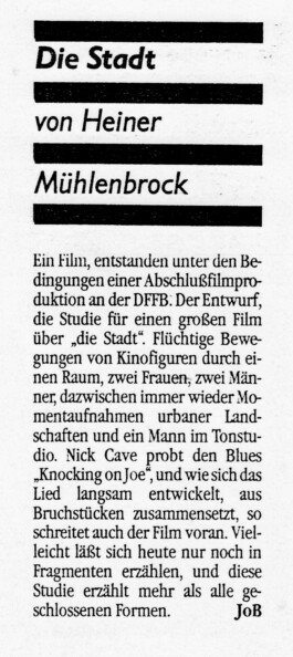 HEINER MÜHLENBROCK PRODUKTION