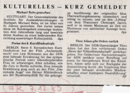 HEINER MÜHLENBROCK PRODUKTION